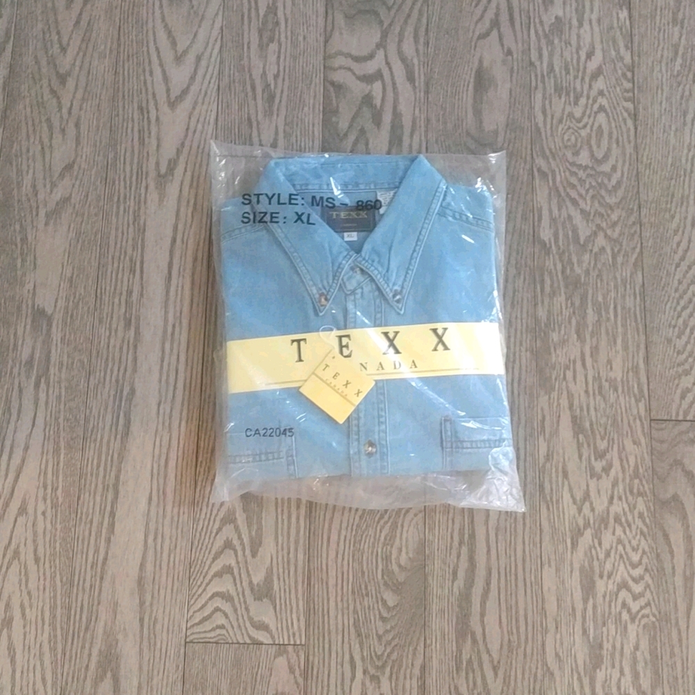 Beautiful denim shirt by Tex 🍀🍀